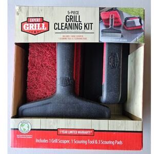 Expert Grill 5 Piece Grill Cleaning Kit Blackstone, BBQ Cleaning Kit New In Box